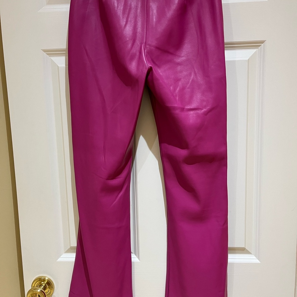 Motel Rocks pink faux leather pants - Picture 5 of 6